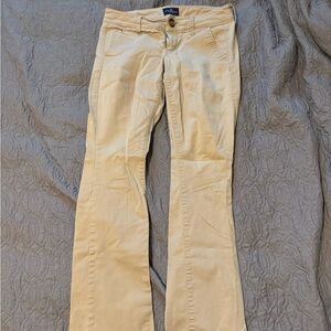 American Eagle size 0 regular kick boot khaki pants